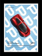 De Tomaso P72 60th Anniversary Project P P70 Sport 1000 2000 Poster SOLD OUT OOP picture
