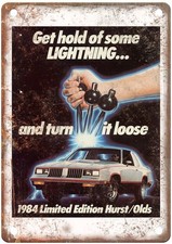 1984 Oldsmobile Hurst Olds Vintage Auto  Ad Retro Look Metal Sign AN188 picture