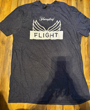 Yuengling Flight Beer Graphic T-Shirt Blue Heather District Breweriana Theme XL picture