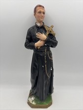 VTG Saint Gerard Majella Patron Saint of Expectant Mothers Plaster Statue Italy picture