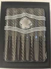 La Flor Dominicana Carbon Fiber 5 Finger  Cigar Case. New. picture