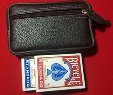 Magicians EDC  close up bag Holds Cards, Coins & Apparatus Magic, 2 Zippers picture