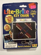 Vintage 1999 Fun4All LITE BRITE Keychain Portable Handheld Travel New Sealed  picture