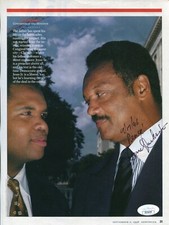 Jesse Jackson Civil Rights Leader Activist SCLC Rare Signed Autograph Photo JSA picture
