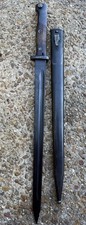 Rare WW2 German Captured And Reissued 1924 M24 Mauser Bayonet Fits K98 Etc picture
