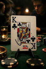 Matt Damon Ocean's Trilogy King of Spades Autographed Playing Card w/ COA picture