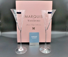 VTG MARQUIS By WATERFORD CRYSTAL Yours Truly Champagne Flute Glasses NIB  Set 2 picture