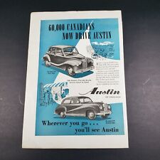 1952 Print Ad British Austin Sedan Automobile Devon Hereford AD1-6 picture