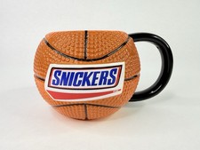 Snickers Candy Bar Mug Galerie 7 oz Basketball Embossed Coffee Cup picture