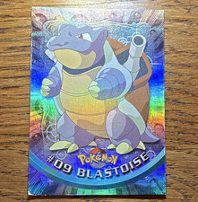 Topps Pokémon TV Animation Edition 1999 Blastoise #09 Trading Card Hologram picture