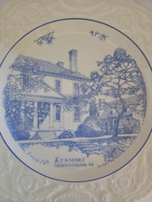 Adam Antique Steubenville Vtg Collector Plate Kenmore Fredericksburg Va.  10” picture