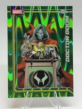 Topps Marvel Chrome 2026 Dr Doom /99 Green Raywave Color Match Doomsday picture