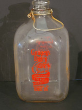 Gnagey's Dairy Meyersdale, PA. One Gallon Glass Milk Jug Bottle picture