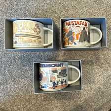 Starbucks Star Wars Been There Series Mug Set of 3 w/ Boxes Jakku Mustafar picture