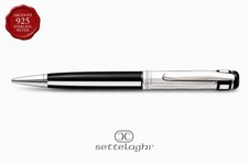 Sfera Pen Settelaghi Ballpoint Pen 925 Silver Mother of Pearl Resin picture