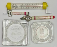 Vintage Lot of Clairton Pa. Memorabilia Ashtrays, Thermometer, Opener, etc.  picture