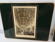 Vintage English Kings Interior College Souvenir Trivet Hot Plate 1970s  picture