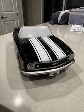 1967 Teleflora GM Chevrolet Camaro SS Ceramic Vase Planter Black Convertible picture