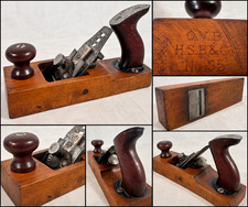 Antique OVB No 35 HSB Stanley Gage Self Setting Transitional Wood Plane 1920s picture