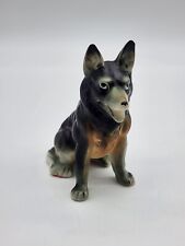 Vintage LEFTON 2438 Japan Porcelain GERMAN SHEPHERD Dog Figurine 3.5