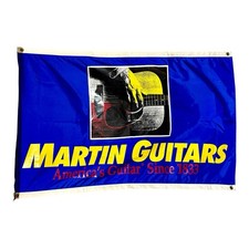 Martin Guitars Dealer Banner 37”x57” Awesome For Music Store or Music Room picture