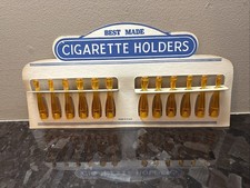 VINTAGE 1940's (CIGARETTE HOLDERS) NEW ON CARDBOARD DISPLAY (NOS) NEW OLD STOCK picture