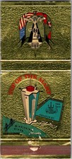 Top of the Mart Mighty Mississippi Vintage Matchbook Cover TMM12-10 picture