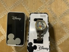Disney Mickey Mouse MCK618 Two-Tone Quartz Watch New Old Stock Original Tin picture