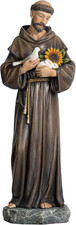 St. Francis Statue, 12.5 Inches Saint Francis of Assisi Statue Catholic Home picture