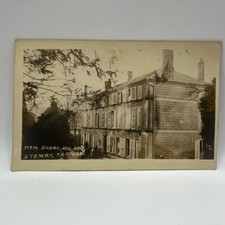 Stenay France Real Photo RPPC 315th Engineers Regt HQ architecture unposted picture