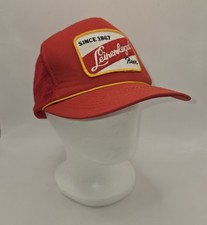 Vintage Leinenkugel Beer Hat Cap Foam Snap Back Red Patch Embroidered picture