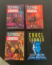 Criminal Deluxe Hardcover Lot Vol 1-3 + Cruel Summer by Brubaker picture