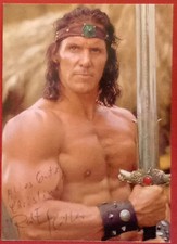 Ralf Moeller Gladiator Universal Soldier Sabotage autograph signed 4