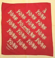 1988 VTG AJM TMNT Teenage Mutant Ninja Turtles Bandana Red/White Mirage Studios  picture