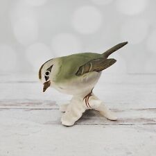 Vintage Goebel W Germany Firecrest Bird on Branch Porcelain Figurine 1978 picture