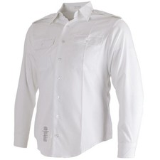 US Army ASU White Dress Long Sleeve Uniform Shirt 16.5 34/35 Long Sleeve Large picture