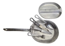 WWII 1942 Dated Mess Kit w/ Utensils picture