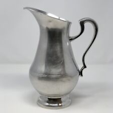 Wisha Vintage Handmade in Indonesia Wine Pitcher Ewer Sturdy Heavy 9” Pewter? picture