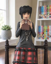Misa Amane Figure 30cm 11.8in Death Note Gothic Outfit Anime Statue Collectible picture