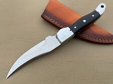 8''Custom handmade D2 High Carbon steel Skinning Knife BL-1548 W/ Leather Sheath picture