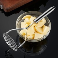 Potato Press Stainless Steel Potato Press Manual Masher Kitchen Gadget picture