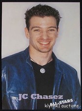 JC Chasez NSync Poster Centerfold 978A  Take 5 on back picture