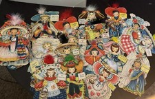 MEGA LOT 35 Vtg 1940s Hallmark Paper Doll Cards 1949 MGM Little Women picture