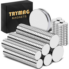 Small Neodymium Magnets Set, 6 Sizes Epoxy Coated, 255 Pieces for Crafts and picture