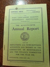 1951 The East Lancashire Masonic Benevolent Institution Freemasonry masonic /200 picture
