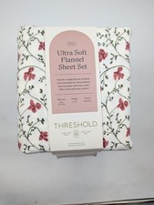 New Threshold size full Flannel sheet set picture