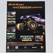 Monster Truck Madness 64 Nintendo N64 Reach Out Print Ad/Poster Official Promo picture