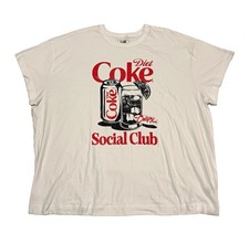 Diet Coke T Shirt Size 3XL White Social Club Crispy One  picture