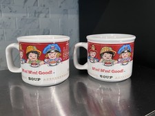 VINTAGE 1993 Campbell's Soup 14 Fl.oz Cups/Mugs Set of 2 