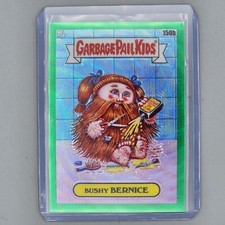 2021 Topps Chrome 4 Garbage Pail Kids BUSHY BERNICE 150B GREEN WAVE #268/299 picture